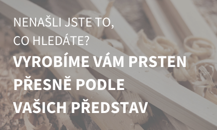 Vyrobíme vám prsten přesně podle vašich představ