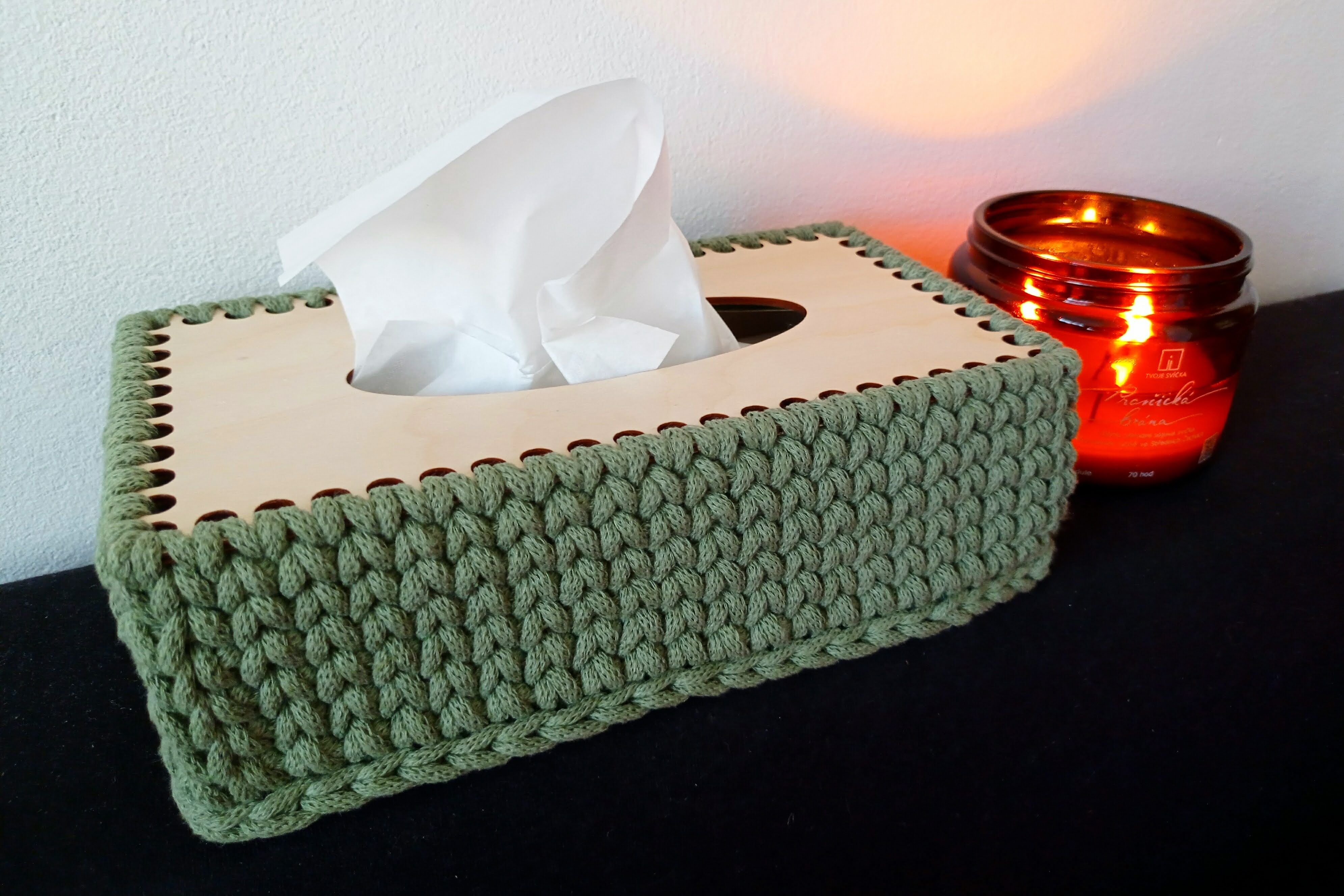 Návod na háčkovaný box na kapesníky