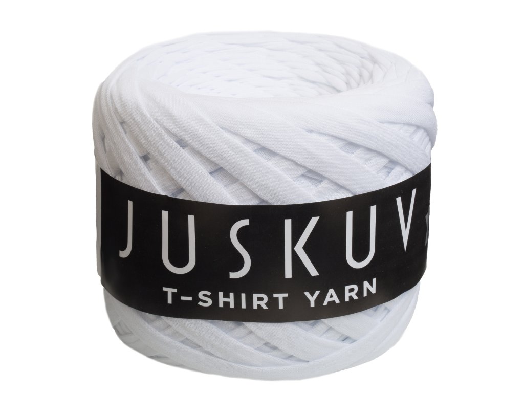 JUSKUV T-shirt yarn - medium - WHITE - TY1