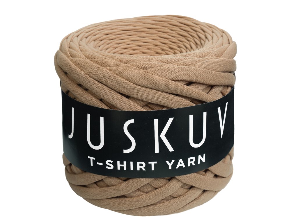 JUSKUV T-shirt yarn - medium - Caramel - TY39