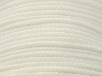 Polyesterová šňůra YarnMellow Loopy bílá