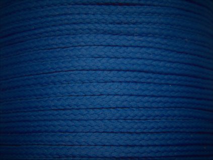 Polyesterová šňůra YarnMellow Loopy tmave modra