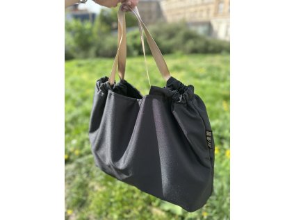 Taška JUST BEK černá/béžová