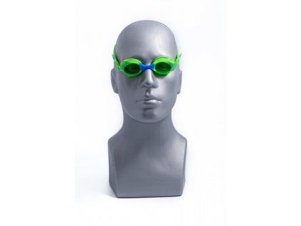 Kids swim goggles BornToSwim® Fish - Green/blue