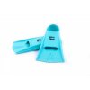 Swimming silicone fins HAPPY Junior - turquoise blue