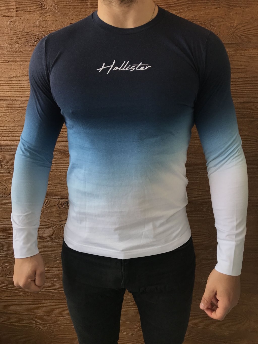 Hollister modro b l tri ko s logem Just Clothes