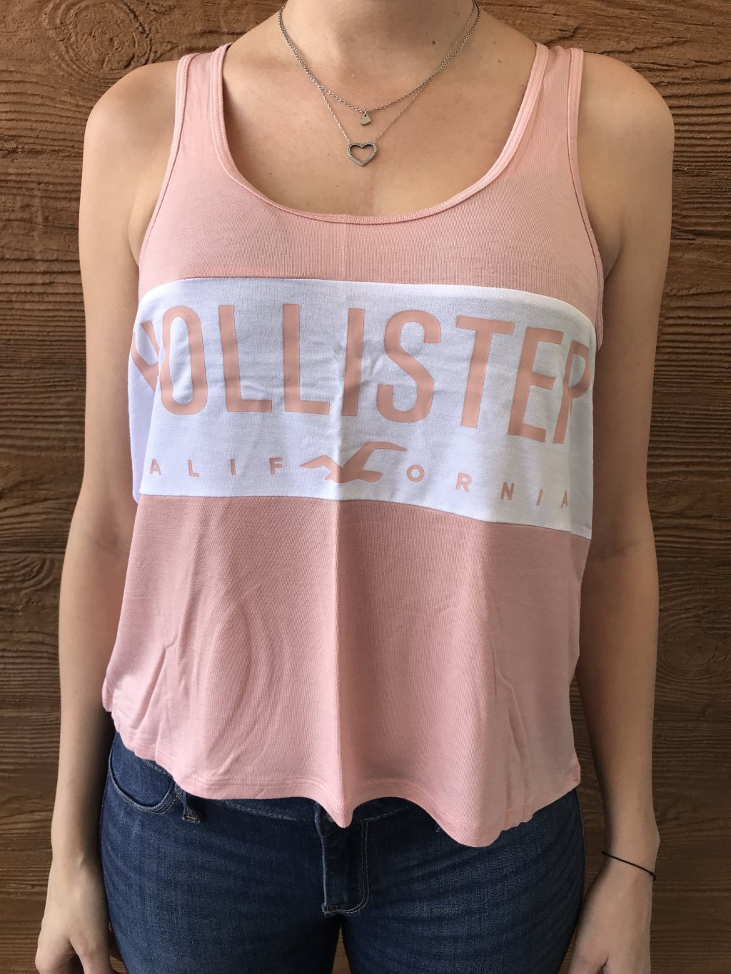 Hollister růžový top
