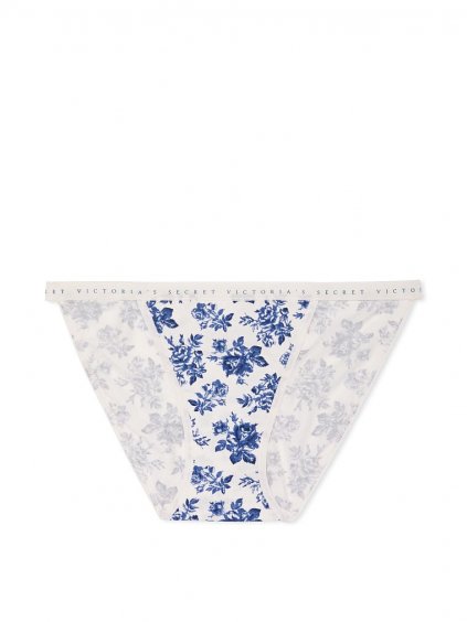 VS bavlněné květované string bikini1