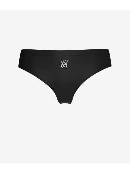 Victoria's Secret černá bezešvá seamless tanga s logem