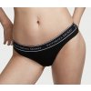 Victoria's Secret černá bavlněná tanga