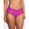 Victoria's Secret růžové krajkové brazilky s vázáním