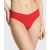 Victoria's Secret červená bezešvá no-show tanga