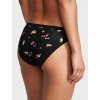 VS bavlněné bikini černé s potiskem3