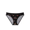 VS bavlněné bikini černé s potiskem1