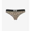 Victoria's Secret bavlněná tanga s kamínky se zvířecím vzorem