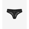 Victoria's Secret černá bezešvá krajková no-show tanga