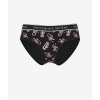 Victoria's Secret černé bavlněné bokovky s vánočním motivem