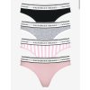 Victoria's Secret bavlněná tanga  - balení 4 ks (dárkové balení)