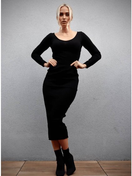 Zimní šaty Zara Black 1