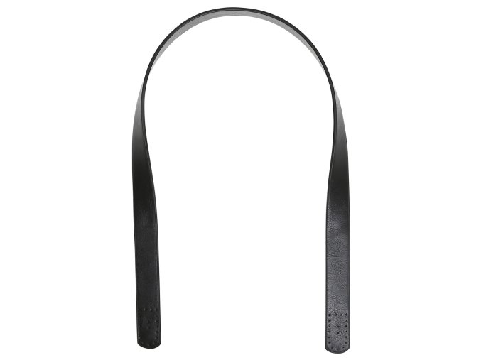 Dlouhá ucha k tašce eko kůže černá