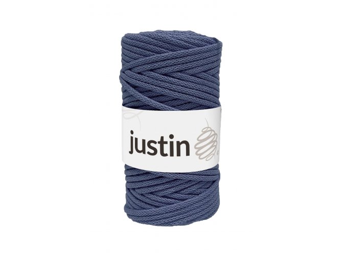 Bavlněné šňůry JUSTIN 3 mm jeans