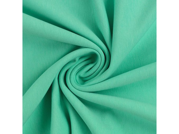 6085 Bavlněný náplet finerib světle mátový