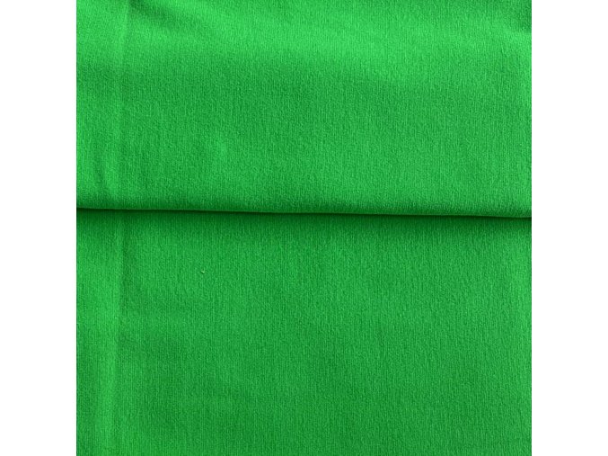 6056 Bavlněný náplet finerib zelený