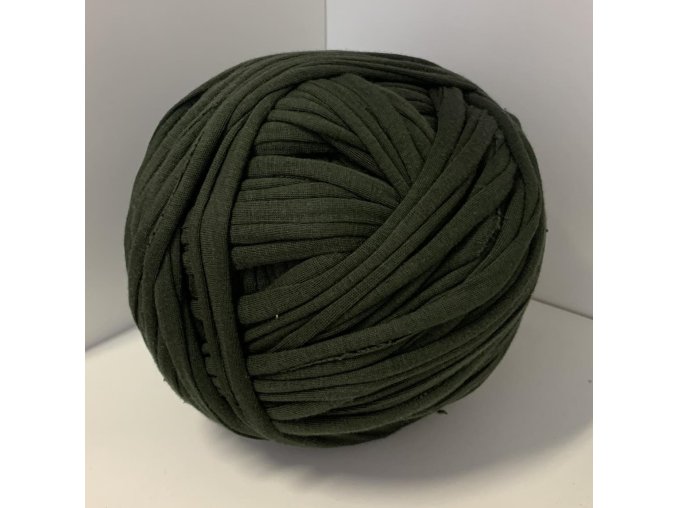 Bavlněné recyklované špagáty premium B626 Zelené khaki