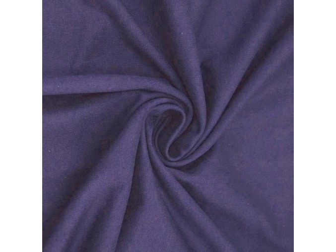 8101 Bavlněný úplet modrofialový