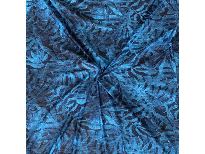 V1005 Funkční polyester monstera listy
