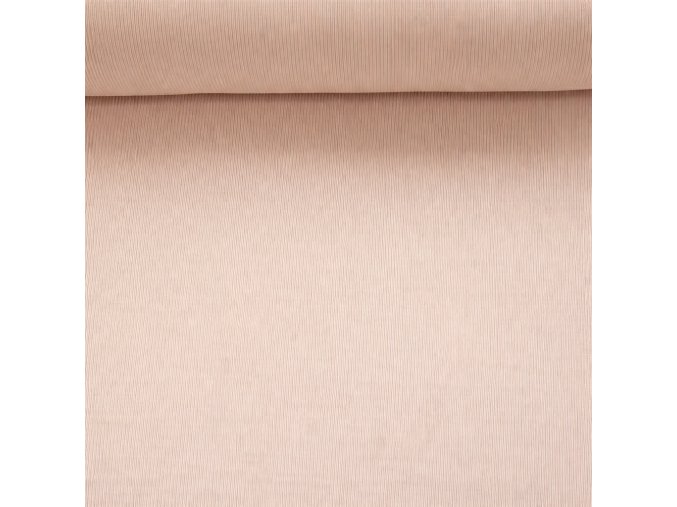 2009 Bavlněný náplet žebro pudrový