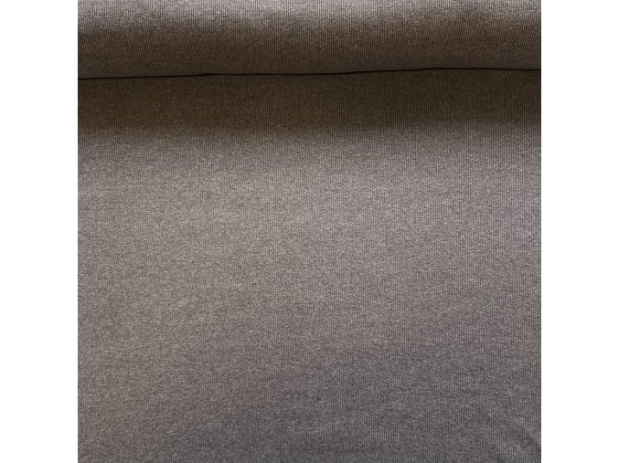 7000 Bavlněný náplet žebro moka melír