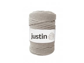 Bavlněné šňůry JUSTIN 5 mm lněná