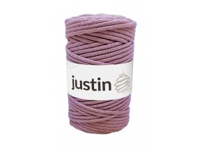 Bavlněné šňůry JUSTIN 5 mm starorůžová