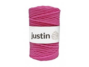 Bavlněné šňůry JUSTIN 5 mm fuksie