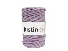 Bavlněné šňůry JUSTIN 5 mm levandule