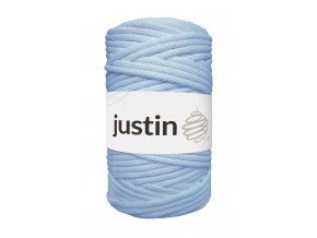 Bavlněné šňůry JUSTIN 5 mm modrá blankytná
