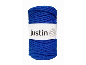 Bavlněné šňůry JUSTIN 5 mm královská modrá