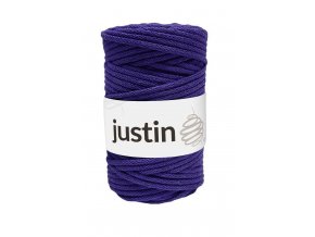 Bavlněné šňůry JUSTIN 5 mm švestka