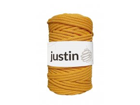 Bavlněné šňůry JUSTIN 5 mm zlatá
