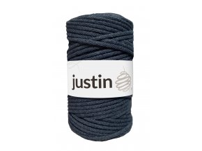 Bavlněné šňůry JUSTIN 5 mm grafit