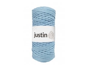 Bavlněné šňůry JUSTIN 3 mm modrá blankytná