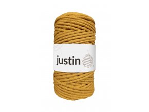 Bavlněné šňůry JUSTIN 3 mm hořčice