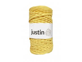 Bavlněné šňůry JUSTIN 3 mm citron