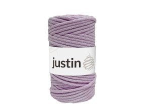 Bavlněné šňůry JUSTIN 3 mm levandule
