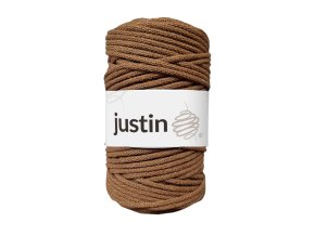 Bavlněné šňůry JUSTIN 3 mm karamel