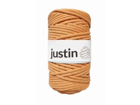 Bavlněné šňůry JUSTIN 5 mm morela