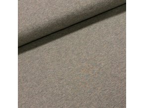 8005 Bavlněný úplet Šedý melír