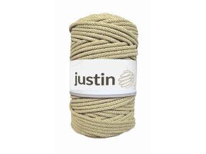 Bavlněné šňůry JUSTIN 5 mm béžová