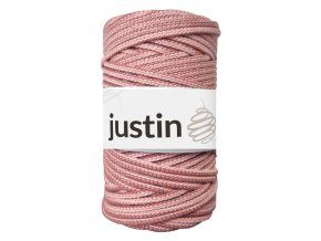 Bavlněné šňůry JUSTIN 5 mm mix růžová